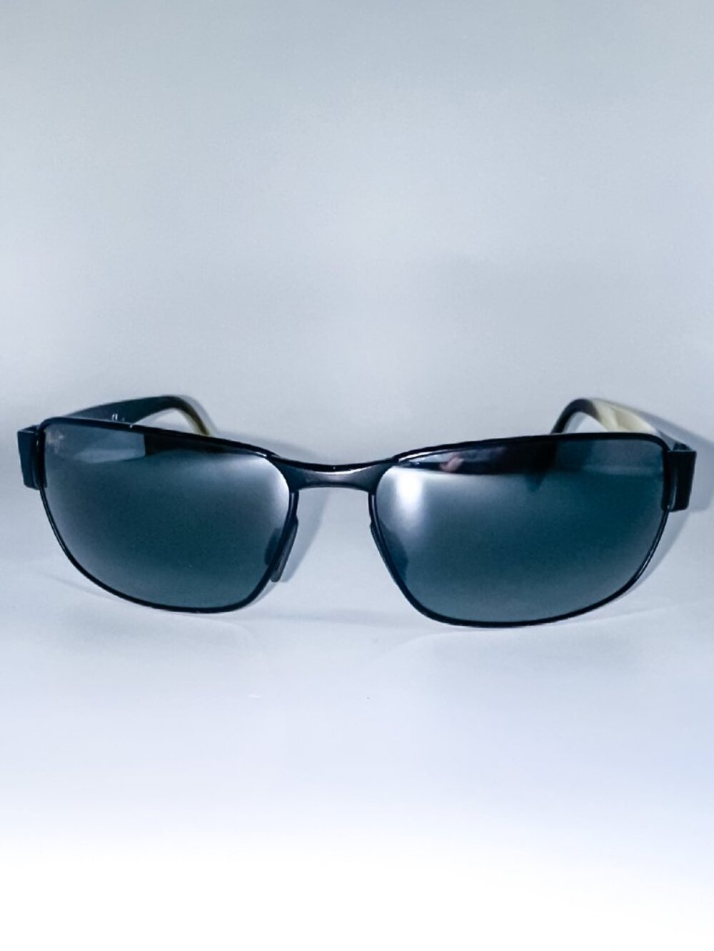 Maui Jim Black Coral MJ-249-2M Polarized Sunglasses Matte Black